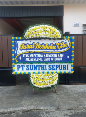 Papan Bunga Duka di Kokalukuna